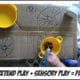 Pretend Play Plus Sensory Play = FUN!