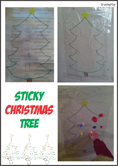 Sticky Christmas Tree