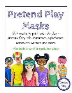 Pretend Play Masks