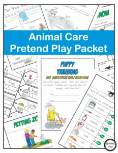 Animal Care Pretend Play Packet