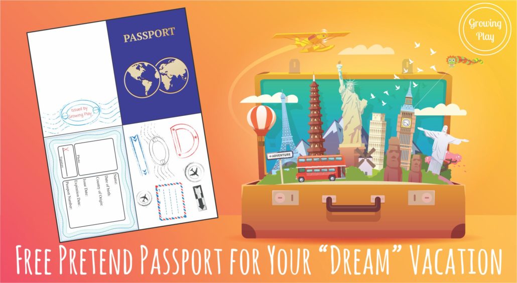 Pretend Play Passport from Growing Play