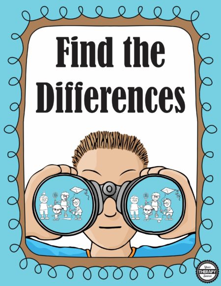 Find the Differences Visual Perceptual Puzzles