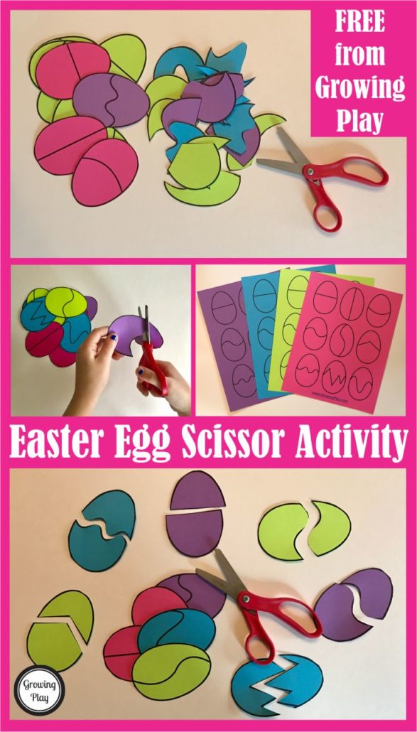 Easter Egg Scissor Activity 1