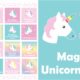 Magical Unicorn Card memory Match