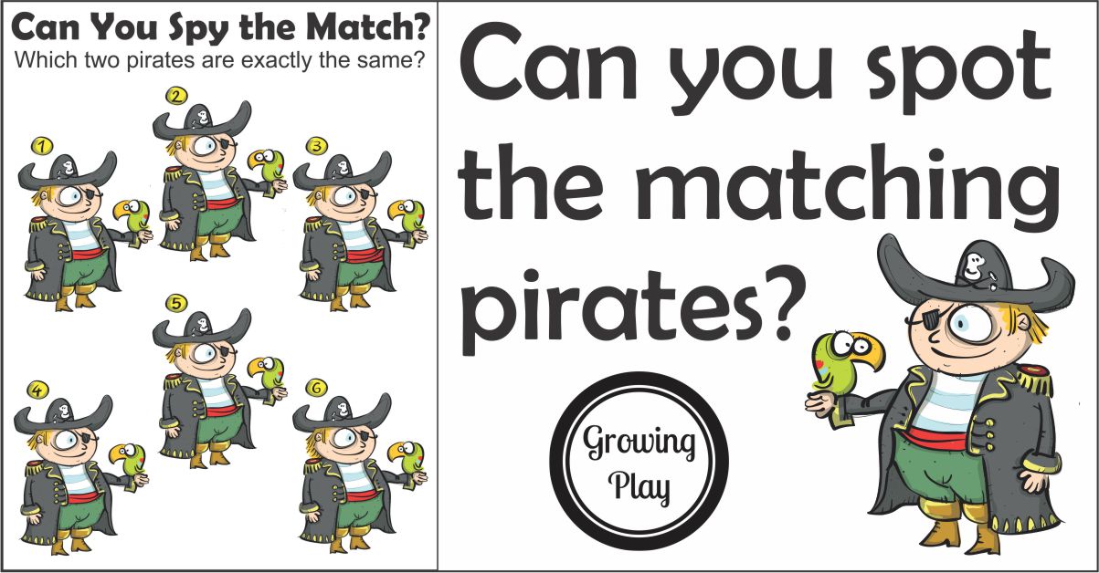 Pirate Matching Puzzle