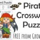 Pirate Crossword Puzzle