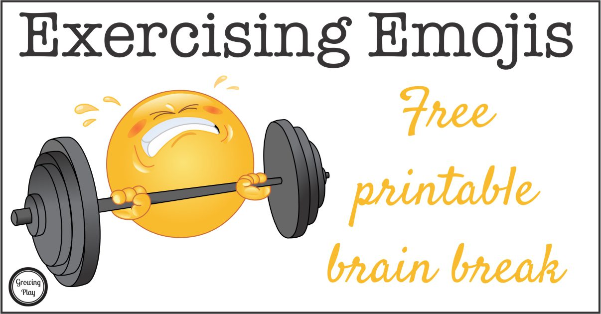 Exercising Emoji Brain Breaks