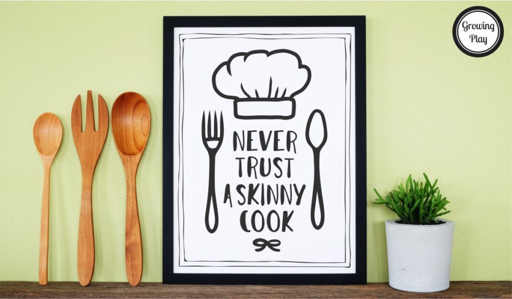 Kitchen Art Freebie from Growing Play