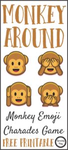 Monkey Around Emoji Game