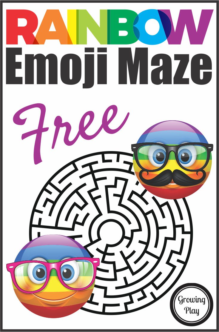 Rainbow Emoji Maze