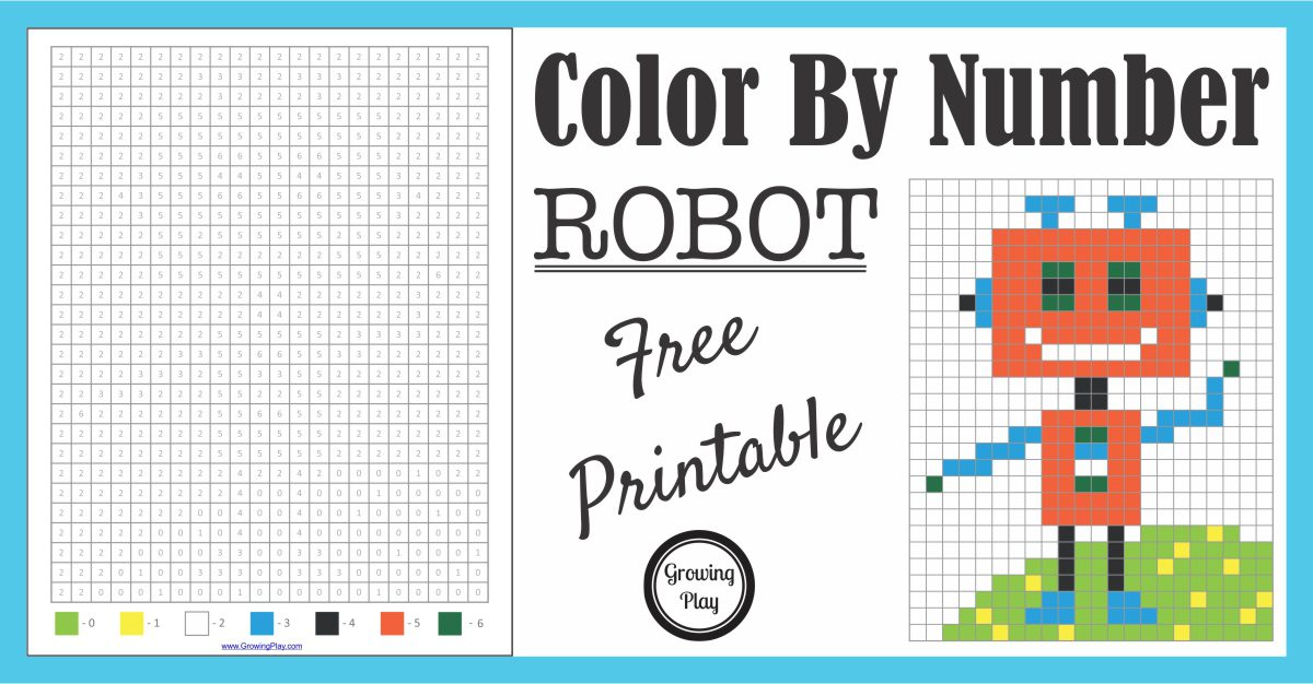 Color By Number Robot