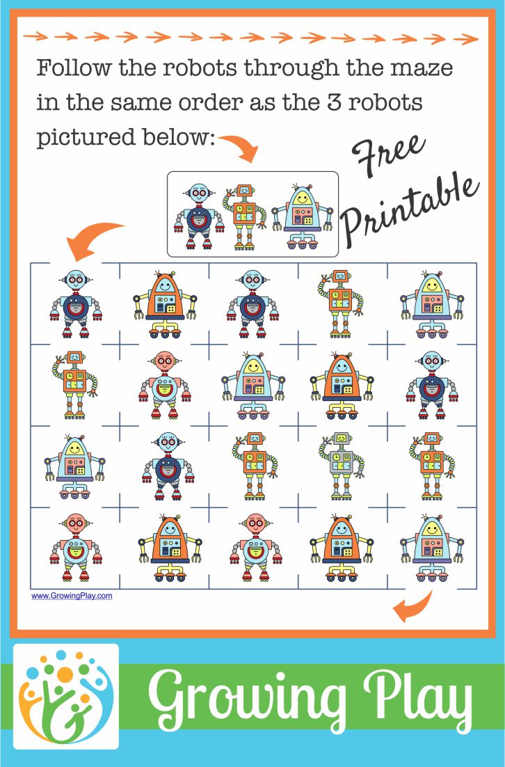 Robot Pattern Maze