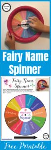 Fairy Name Spinner from Growing Play