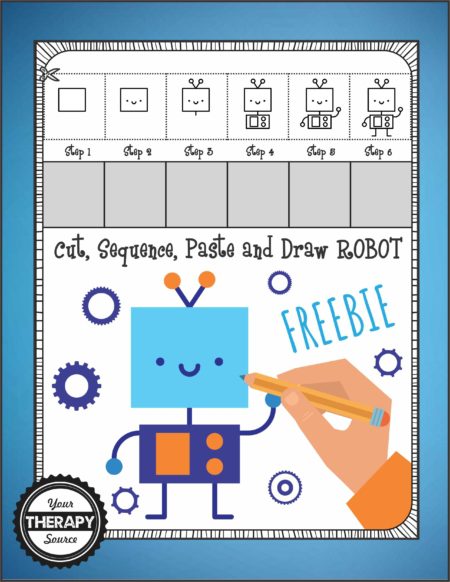 Draw Robot Freebie from Growing Play