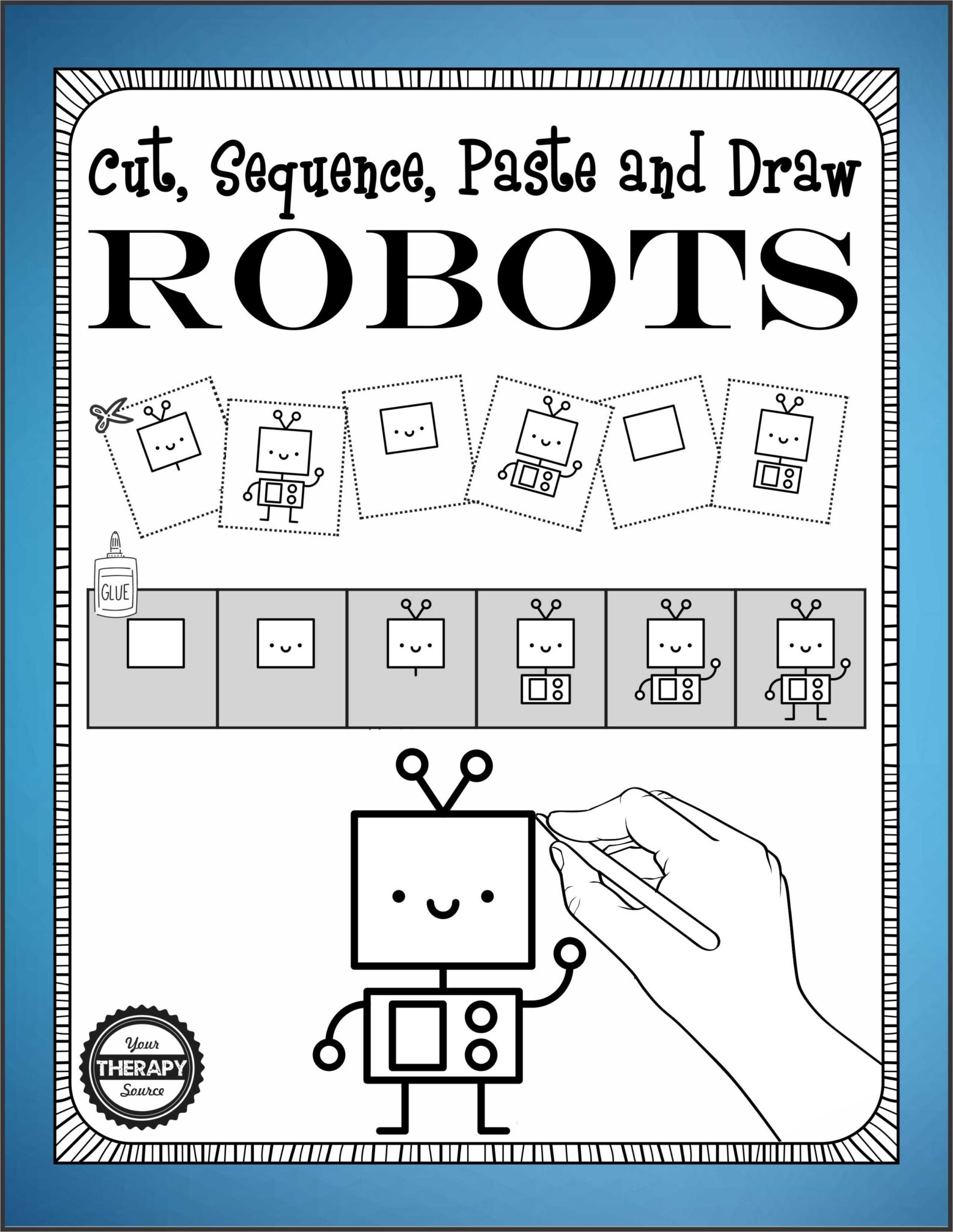 Cut Sequence Paste Draw Robots