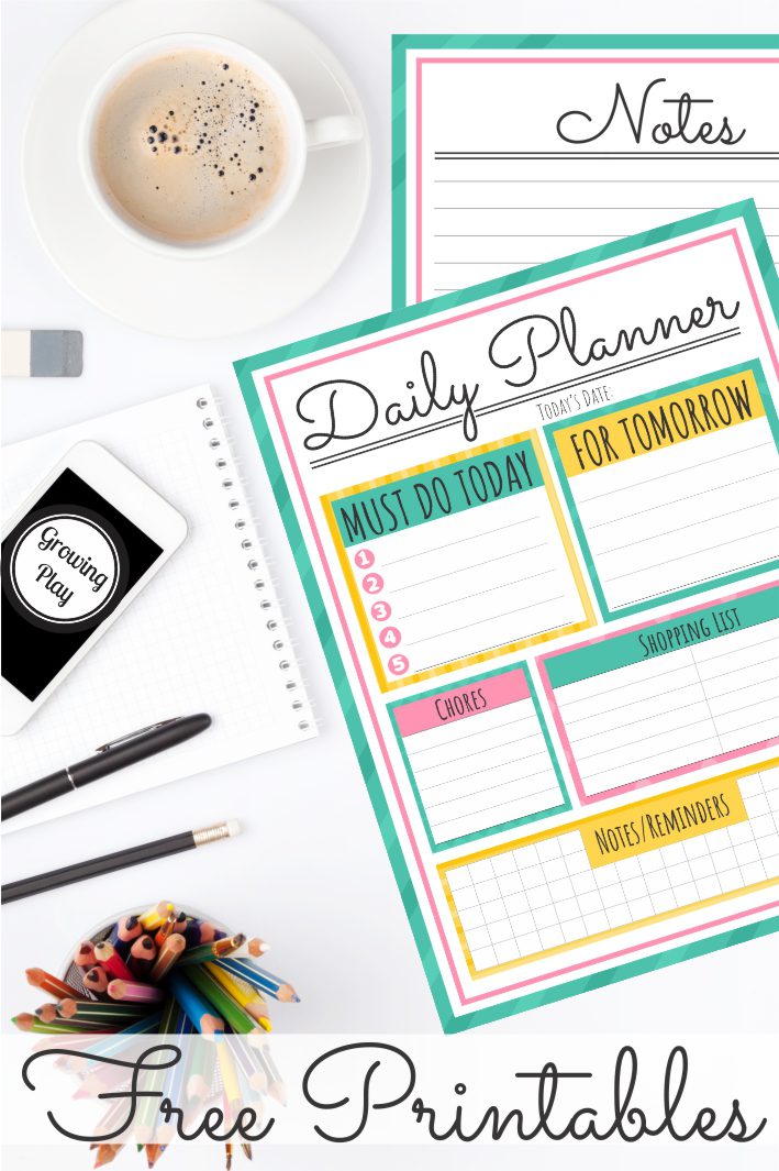 Get Organized with a Daily Planner