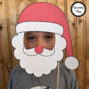 Christmas Photo Booth props from Growing Play