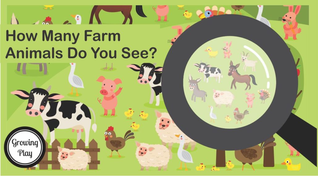 How Many Farm Animals from Growing Play