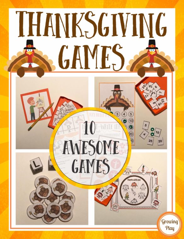 Thanksgiving Games - Family Fun, Classroom Parties and More