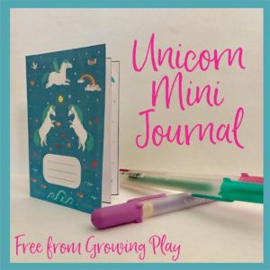 Unicorn Mini Journal