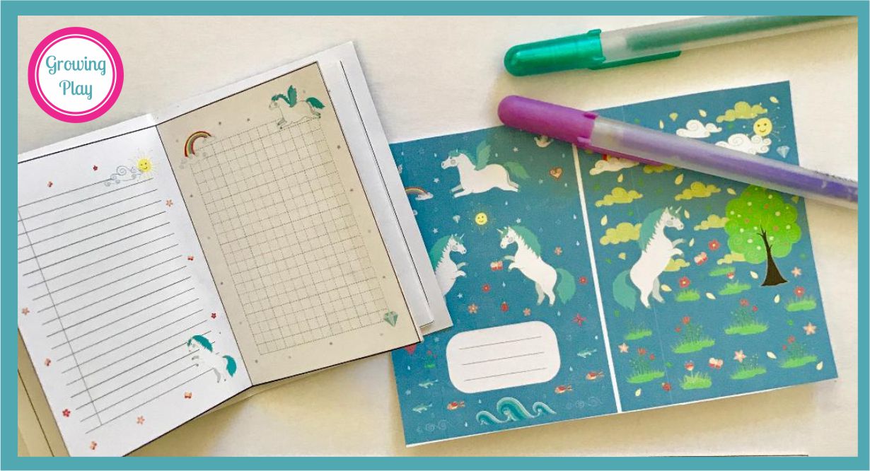 Unicorn Mini Journal Free Printable