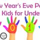 New Year's Eve Party with Kids for Under $10