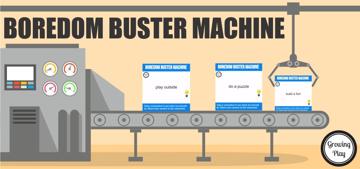 Boredom Buster Machine from Growing Play