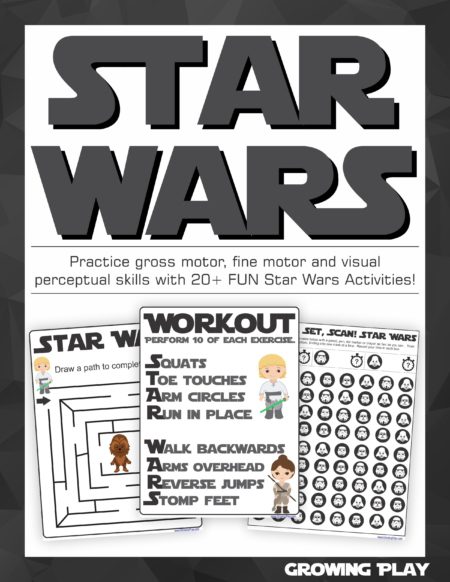 Star Wars Mazes, Games and Activities packet from Growing Play