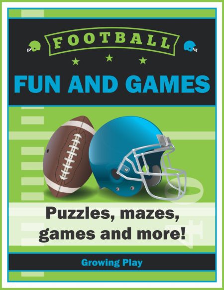 Football Fun and Games Digital Download from Growing Play