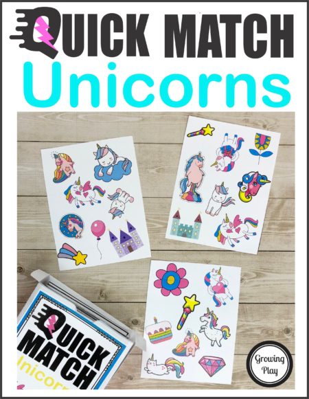 Unicorn Quick Match Card Game