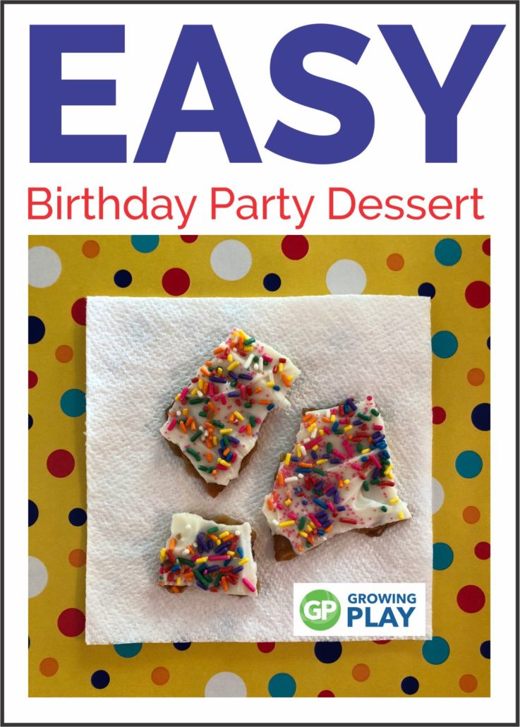 tried this super EASY birthday party dessert that everyone loves - Birthday Bark!