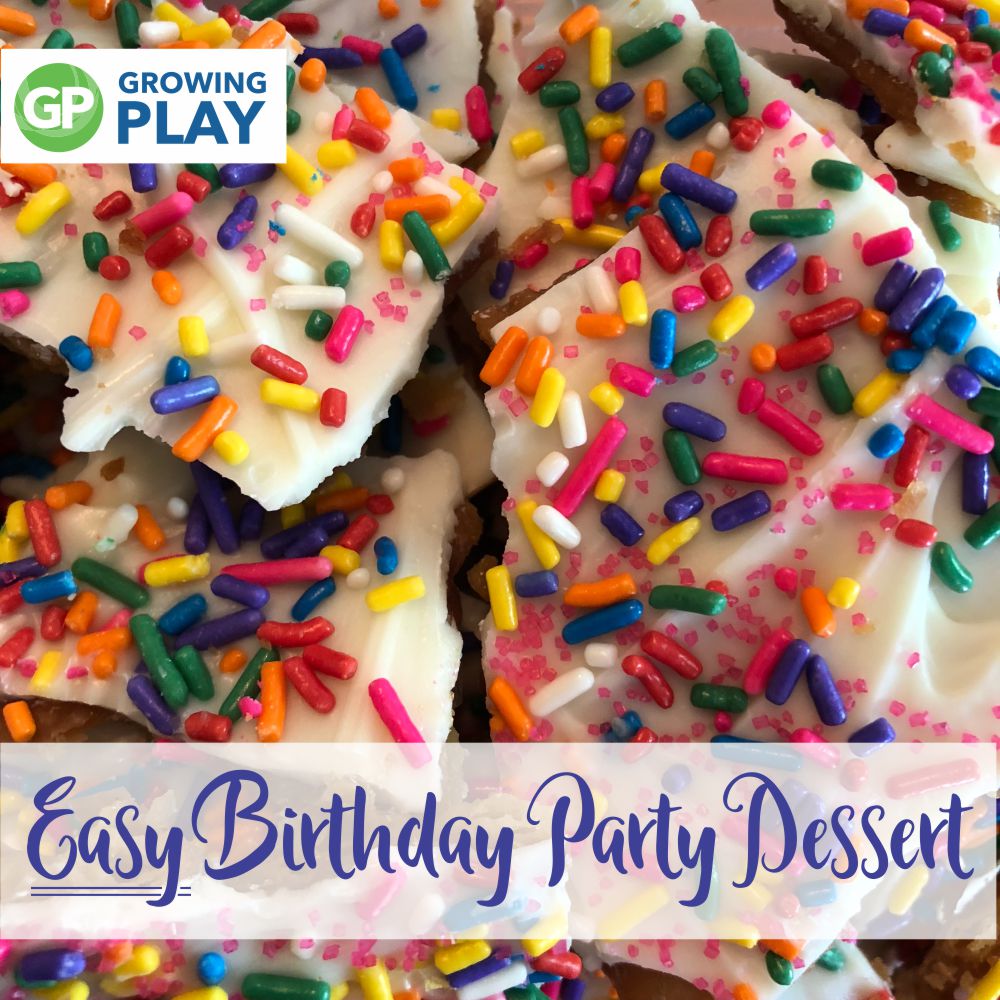 tried this super EASY birthday party dessert that everyone loves - Birthday Bark!