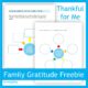 We are taking on the Family Gratitude Challenge to improve our family bond and to be grateful for all that we have.  The first lesson is titled Thankful for Me. 