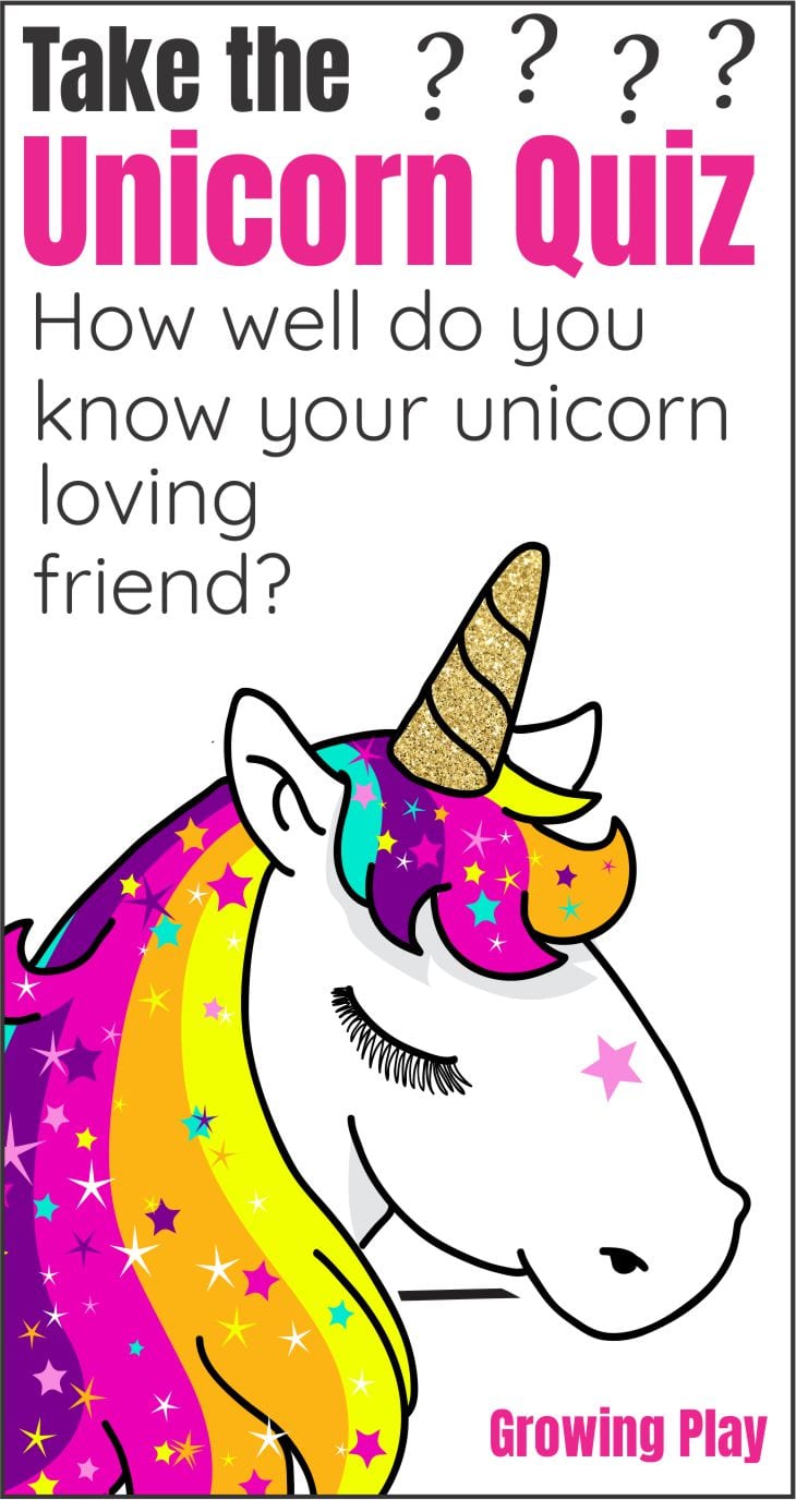 Are you ready to take the unicorn quiz?  Everybody loves a good quiz right?  Well, this one is meant to determine how well your know your friend.  It is perfect for a unicorn sleepover party, unicorn birthday party or anytime you are just hanging out.