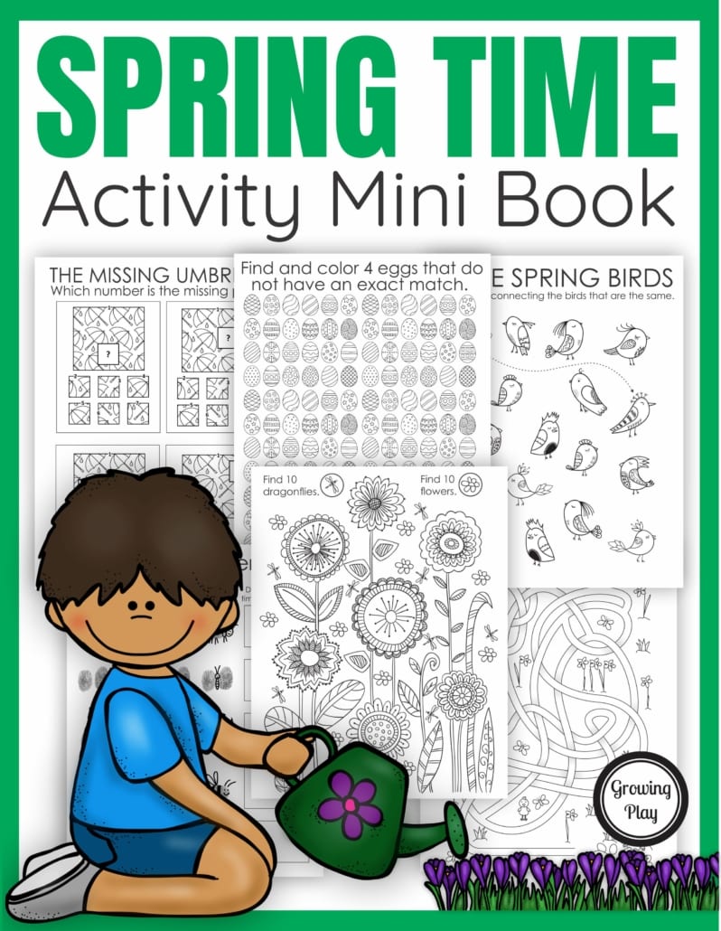 Spring Puzzle Book - Games, Mazes and More