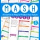 The MASH Game digital download includes 20 super fun games to predict your future.  This game is perfect for rainy day fun, birthday parties, sleepovers, camping, road trips, indoor recess or anytime your kids are bored.