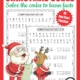 This Christmas Crack the Code packet is perfect for puzzle loving kids. The digital download includes 10 secret codes to crack to reveal fun and interesting facts about Christmas time.