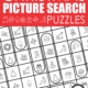 This is a unique Christmas word search for kids without words puzzle packet. Instead of words to find, kids have to find pictures in a certain order.