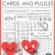 The Love Puzzle Packet digital download includes 20 printable (black and white) love activities, cards and puzzles to give to someone you admire or appreciate.