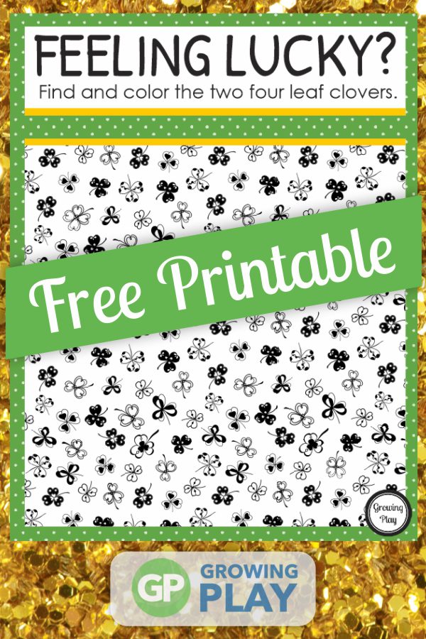 How quickly can you find and color the two hidden four leaf clovers in this find the hidden shamrock worksheet?  You can download it for free