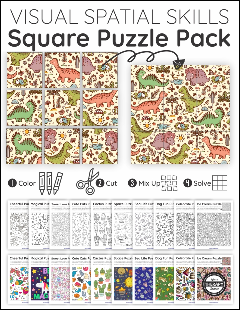 Square Puzzles to Print