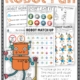 The Robot Puzzles and Games digital download includes 25 games, activities and puzzles to encourage playtime, visual perceptual skills, fine motor skills, and physical activity all with a robot theme! Perfect for any robot loving child!