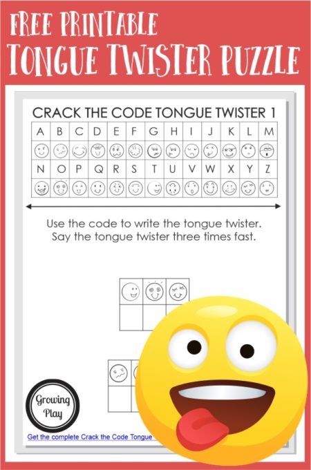 Try this Tongue Twisters for Kids PDF Puzzle Pack to challenge your kids with a fun and creative activity that is sure to provide a lot of laughs.