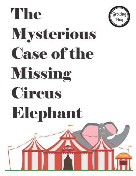 The Circus Worksheets Mystery Puzzle pack asks children to solve The Mysterious Case of the Missing Elephant.  Use the five clues to solve why the elephant left the circus.