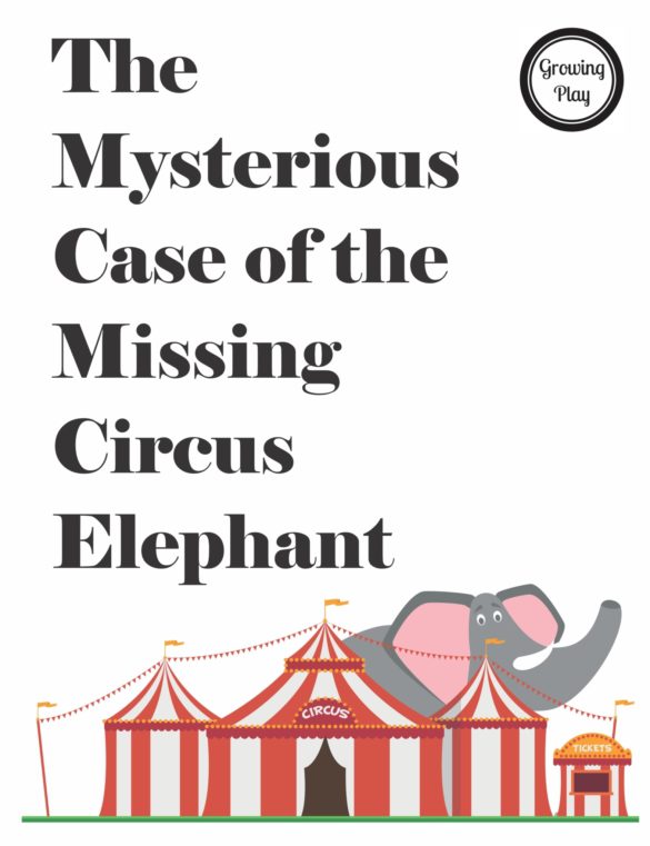 The Circus Worksheets Mystery Puzzle pack asks children to solve The Mysterious Case of the Missing Elephant.  Use the five clues to solve why the elephant left the circus.