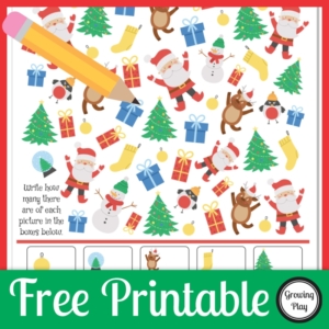 Looking for a quick, colorful, printable to entertain the kids? This I Spy Christmas puzzle is a FREE printable to challenge your children or students.