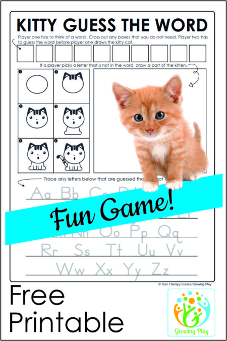 Want to learn how to draw a cute kitten and play a game all at one time? This Kitty Guess Draw and Guess the Word game does just that! 