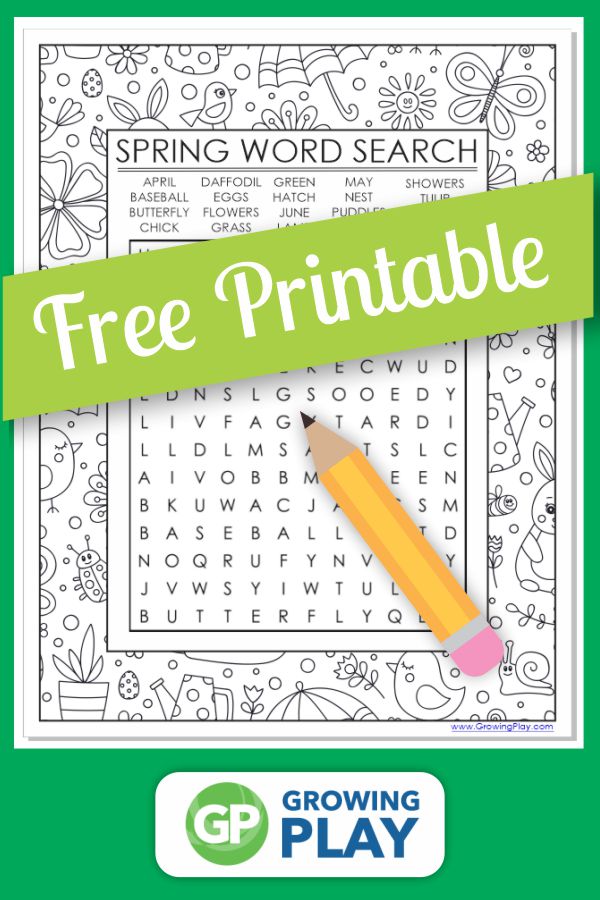 Looking for a fun Free Printable Spring Word Search with a twist to entertain the kids? Download your free copy below!