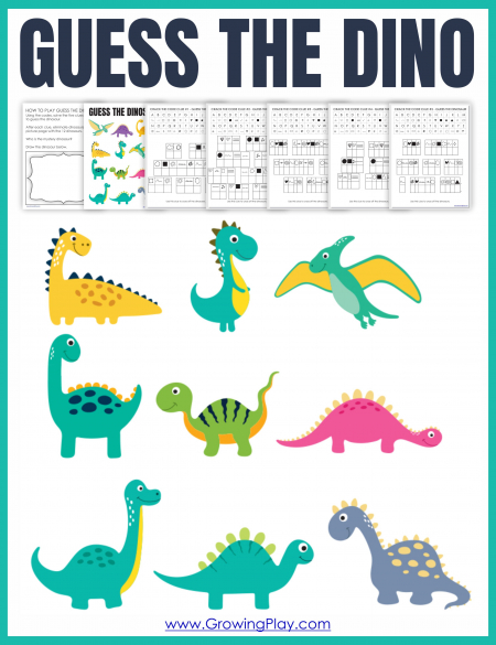 This dinosaur puzzle game will have your students deciphering the 5 clues to figure out the mystery dinosaur!