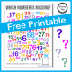 This FREE number puzzle for kids printable is a perfect, NO PREP, ready to print puzzle page to entertain the kids - Growing Play